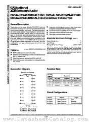 DM74ALS1641 datasheet pdf National Semiconductor