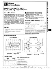 DM54ALS175 datasheet pdf National Semiconductor