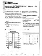 DM54ALS251 datasheet pdf National Semiconductor