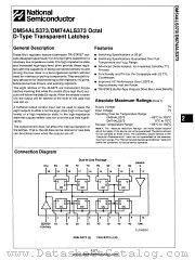 DM54ALS373 datasheet pdf National Semiconductor