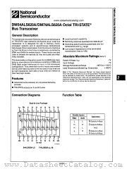 DM54ALS620A datasheet pdf National Semiconductor