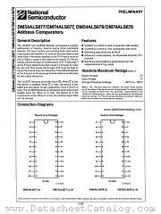 DM54ALS677 datasheet pdf National Semiconductor