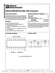 DM74ALS689 datasheet pdf National Semiconductor