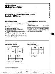 DM74ALS810 datasheet pdf National Semiconductor