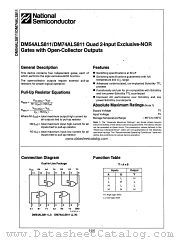 DM74ALS811 datasheet pdf National Semiconductor