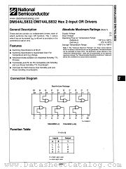 DM74ALS832 datasheet pdf National Semiconductor