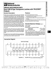 DM74ALS873 datasheet pdf National Semiconductor