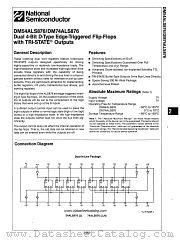 DM54ALS876 datasheet pdf National Semiconductor