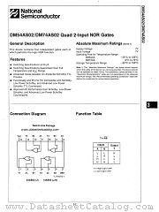 DM74AS02 datasheet pdf National Semiconductor