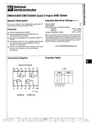 DM74AS08 datasheet pdf National Semiconductor