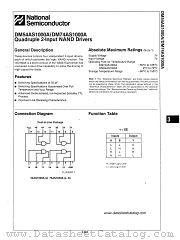 DM74AS1000A datasheet pdf National Semiconductor