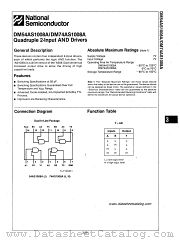 DM74AS1008A datasheet pdf National Semiconductor