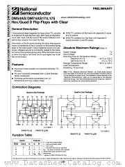 DM74AS174 datasheet pdf National Semiconductor