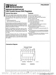 DM74AS195 datasheet pdf National Semiconductor