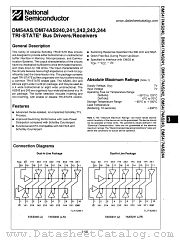 DM74AS242 datasheet pdf National Semiconductor