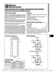 DM74AS2623 datasheet pdf National Semiconductor
