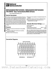 DM74AS2640 datasheet pdf National Semiconductor