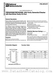 DM74AS286 datasheet pdf National Semiconductor