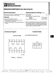 DM54AS34 datasheet pdf National Semiconductor