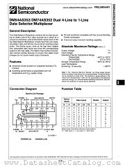 DM54AS352 datasheet pdf National Semiconductor