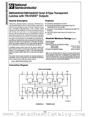 DM54AS533 datasheet pdf National Semiconductor