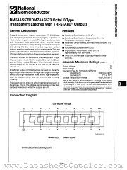 DM54AS573 datasheet pdf National Semiconductor