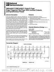 DM54AS577 datasheet pdf National Semiconductor