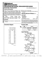 DM74AS638 datasheet pdf National Semiconductor