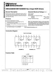 DM74AS805B datasheet pdf National Semiconductor