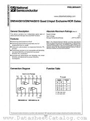 DM54AS810 datasheet pdf National Semiconductor