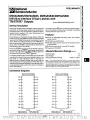 DM74AS845 datasheet pdf National Semiconductor