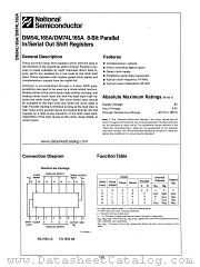 DM74L165A datasheet pdf National Semiconductor