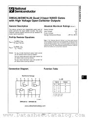 DM74L26 datasheet pdf National Semiconductor