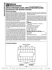 DM74LS168A datasheet pdf National Semiconductor