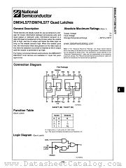DM74LS77 datasheet pdf National Semiconductor