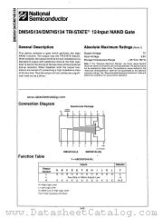 DM74S134 datasheet pdf National Semiconductor