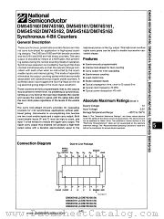 DM74S160 datasheet pdf National Semiconductor