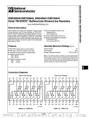 DM74S941 datasheet pdf National Semiconductor