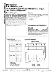 DM71L23 datasheet pdf National Semiconductor