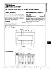 DM7223 datasheet pdf National Semiconductor