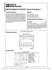 DM7542 datasheet pdf National Semiconductor
