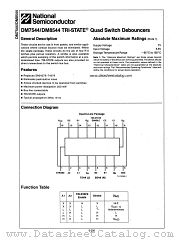 DM7544 datasheet pdf National Semiconductor