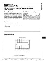 DM7546 datasheet pdf National Semiconductor