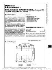 DM85L63 datasheet pdf National Semiconductor