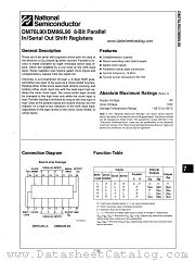 DM86L90 datasheet pdf National Semiconductor