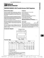 DM8300 datasheet pdf National Semiconductor