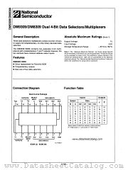 DM8309 datasheet pdf National Semiconductor
