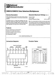DM8312 datasheet pdf National Semiconductor