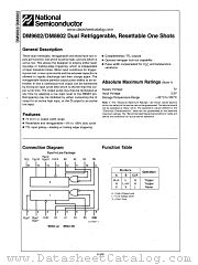 DM8602 datasheet pdf National Semiconductor