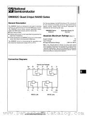 DM9002C datasheet pdf National Semiconductor